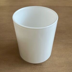 White Glass Jar/Vase